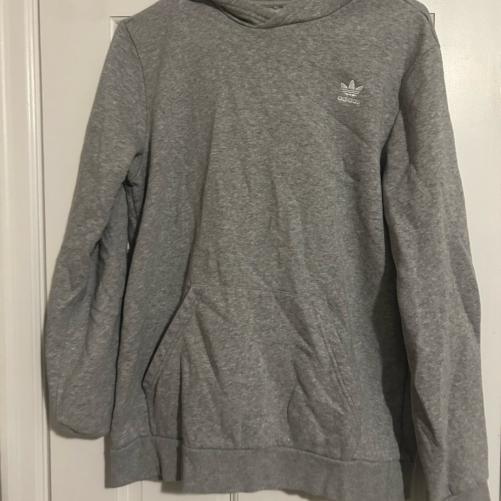 Adidas Gray Pullover Hoodie
